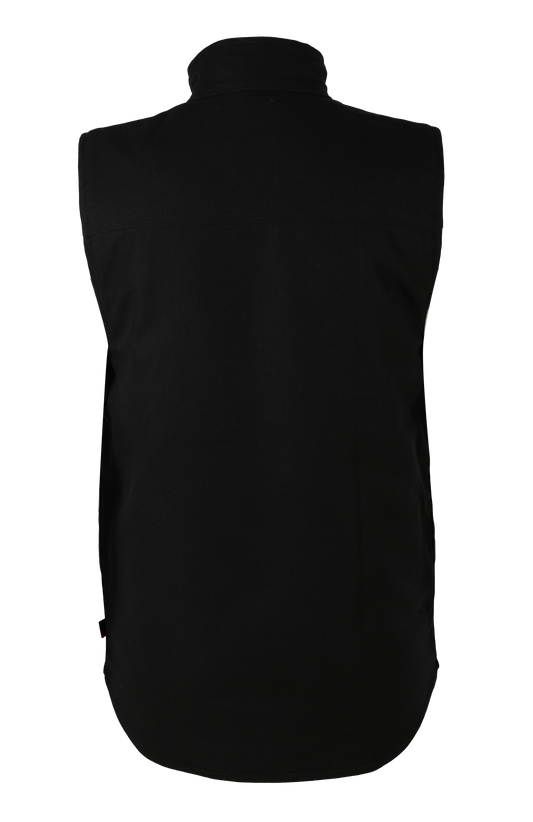 Forge Fr Men's Black Canvas Duck Vest