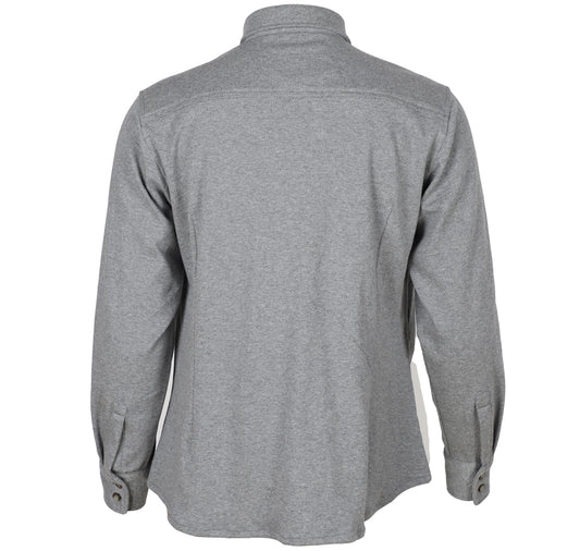 Forge Fr Women's Knitted grey Long Sleeve Shirt