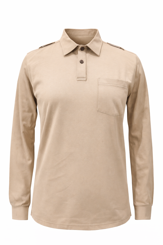 Forge Fr Ladies Khaki Light Weight Polo Tee