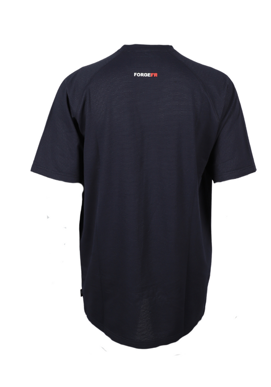 FORGE FR MEN'S SHORT SLEEVE BASE LAYER NAVY TEE