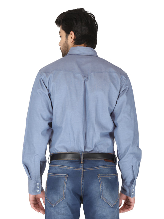 Forge Fr Men's Chambray Long Sleeve Shirt