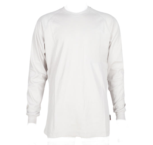 Forge Fr Men's Light Grey Crew Neck Long Sleeve T-shirt