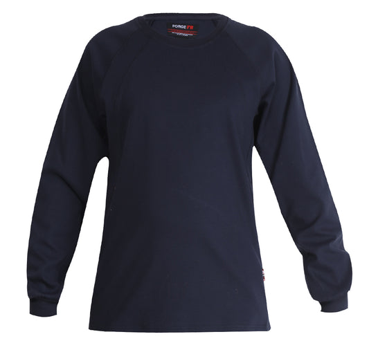 Forge Fr Men's Navy Crew Neck long Sleeve T-shirt