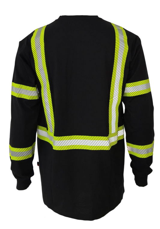 FORGE FR MEN'S CREW NECK BLACK WITH TAPING