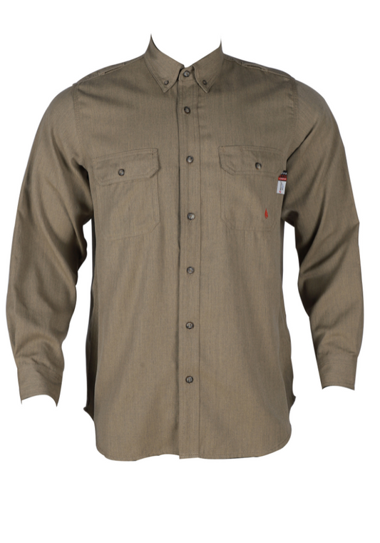 Forge FR MEN'S Heather Khaki WESTEX DH AIR SHIRT
