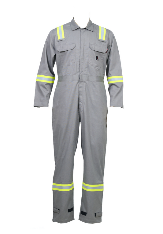 Forge Fr Men's Dark Grey Coverall With Taping
