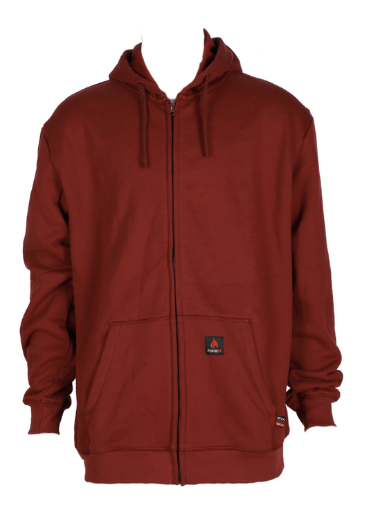 Forge Fr Men's Burgundy Sweatshirt With Hood