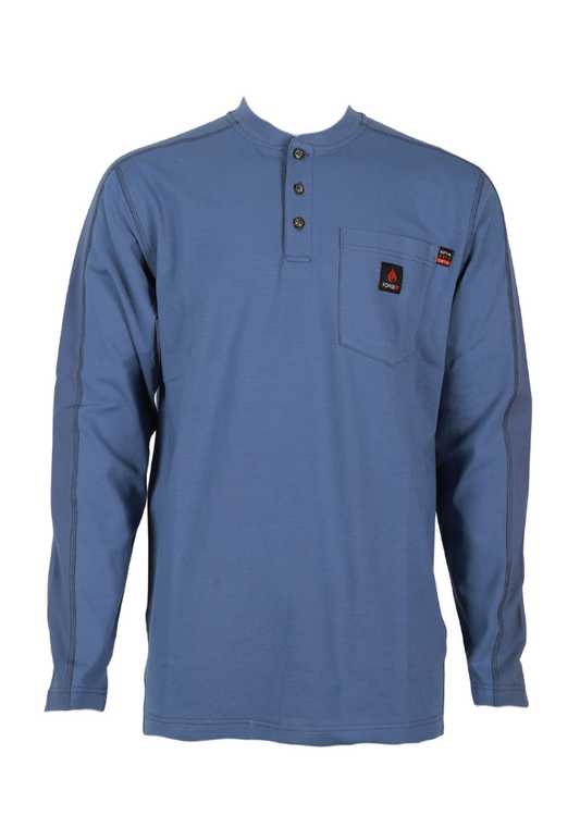 FORGE FR MEN'S STRETCH HENLEY TEE