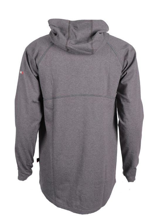 FORGE FR MEN'S CHARCOAL GREY HOODED TEE