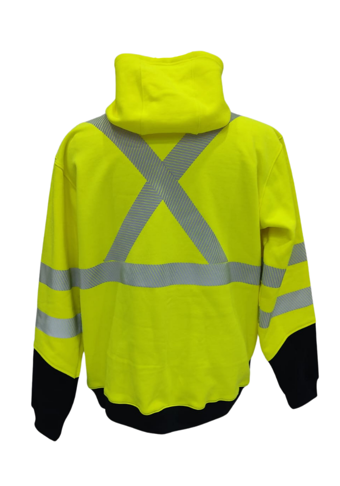 FORGE FR MEN'S YELLOW HI-VIS HOODIE