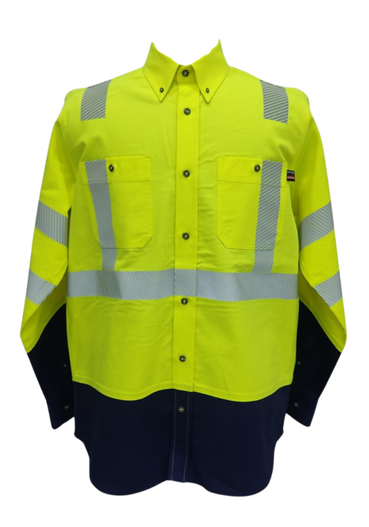 FPRGE FR MEN'S YELLOW HI-VIS TWO TONE SHIRT