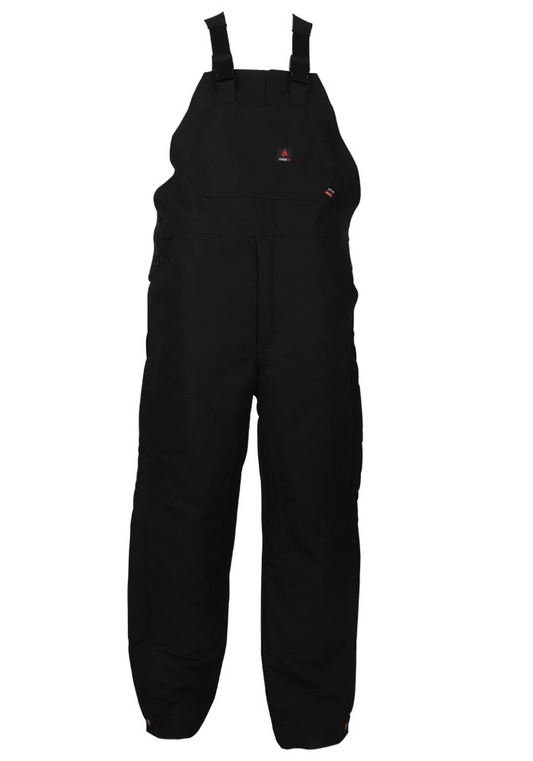 Forge Fr Men's Jet Black Insulated Bib Overall