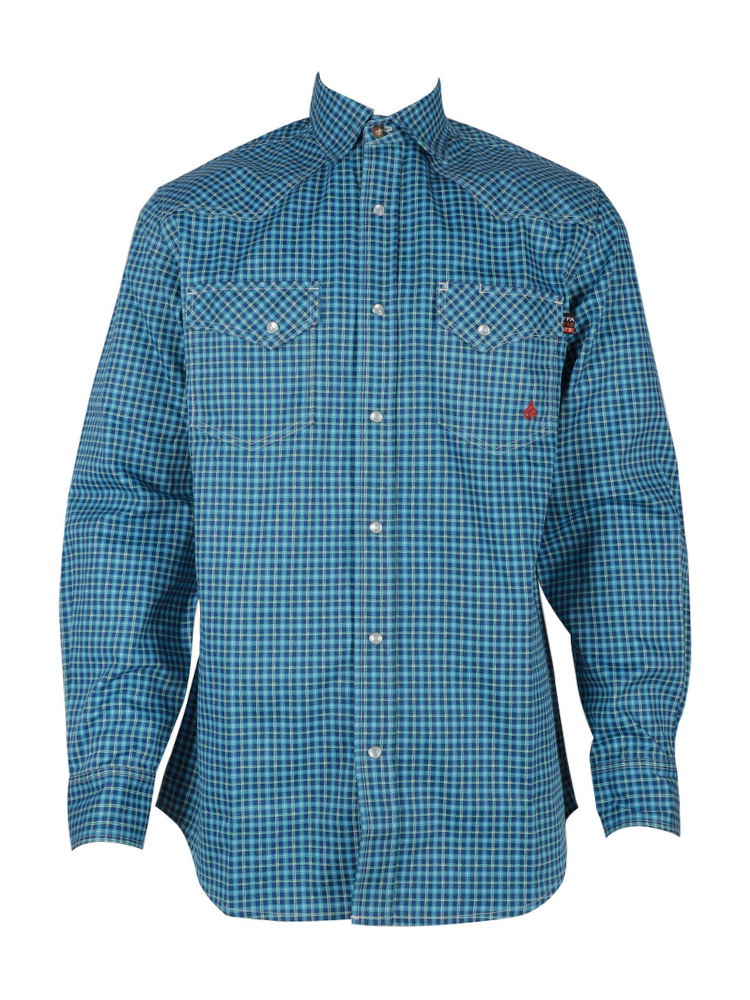 Forge Fr Men's Plaid Long Sleeve Shirt