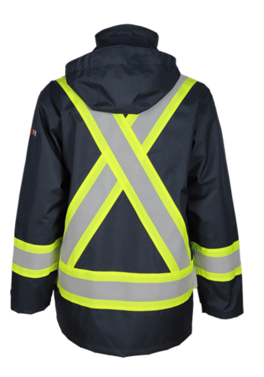 FORGE FR MEN'S NAVY RAIN INSULATED JACKET