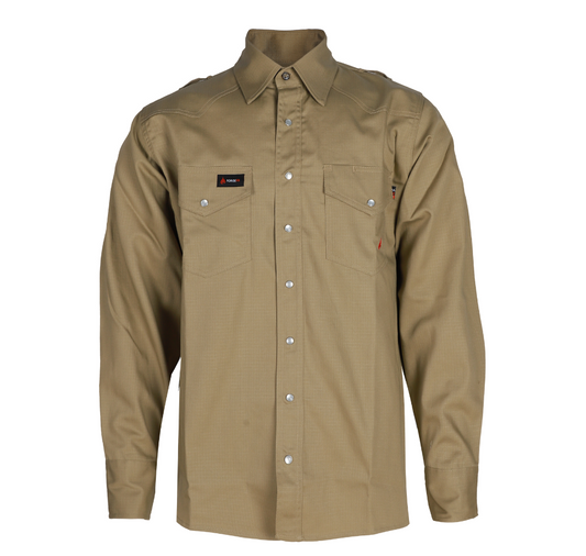 MEN'S FR Khaki SNAP RIPSTOP SHIRT
