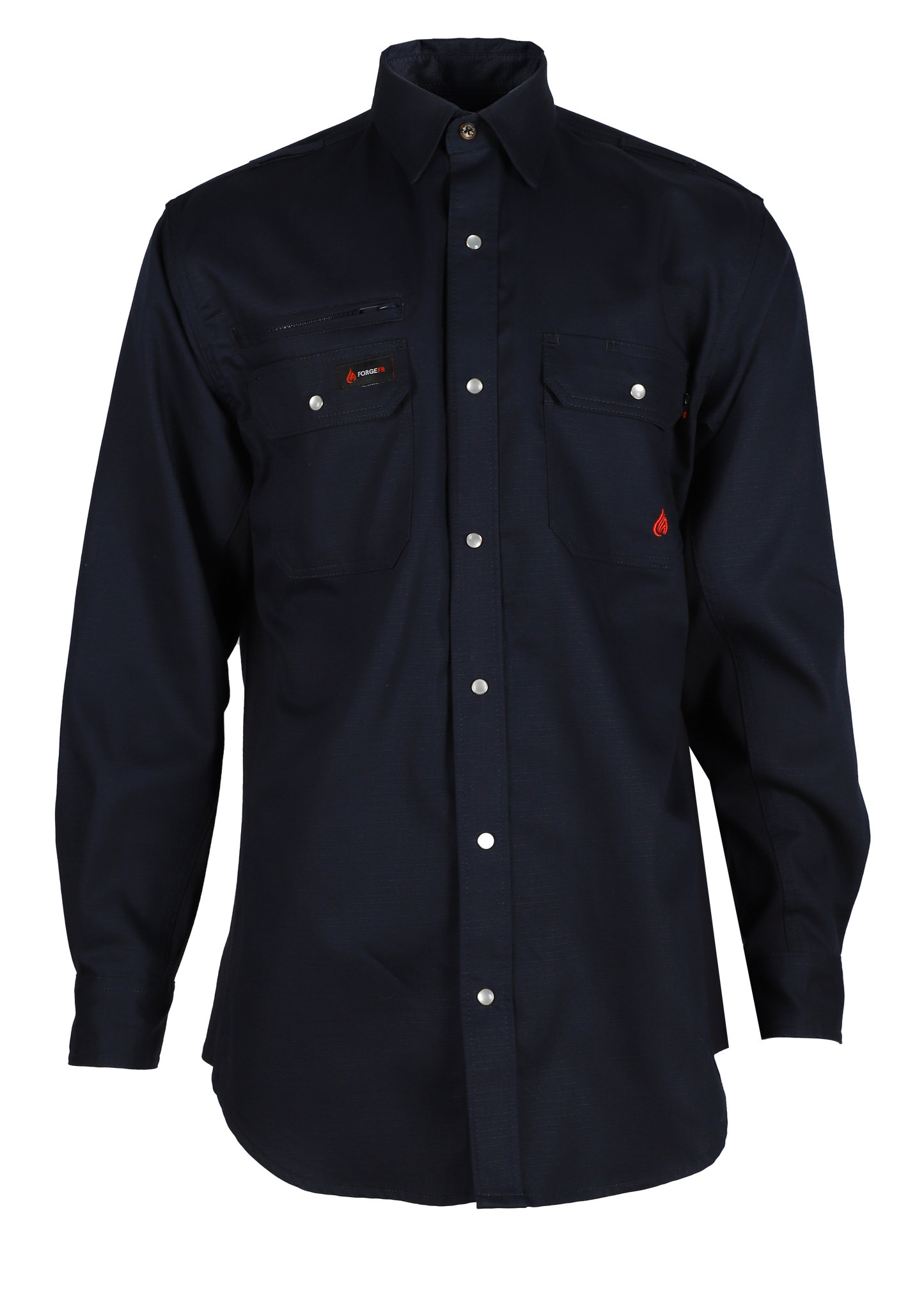 FORGE FR MEN'S LIGHT WEIGHT RIPSTOP SNAP SHIRT