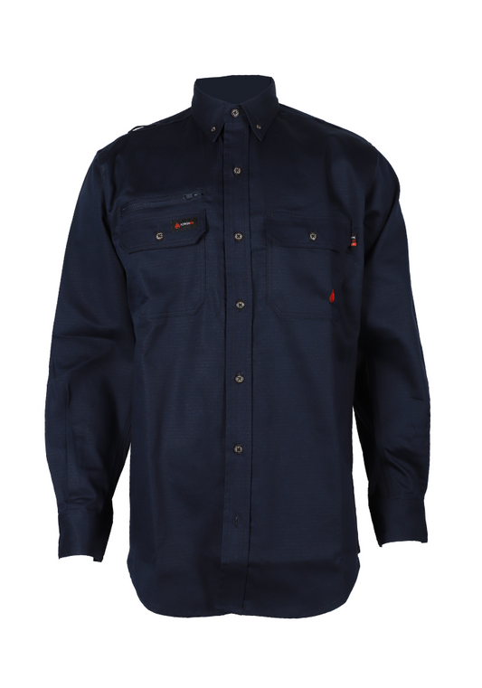 FORGE FR MEN'S RIPSTOP VENT BUTTON SHIRT
