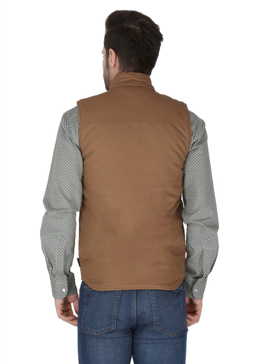 Forge Fr Men's Brown Canvas Duck Vest