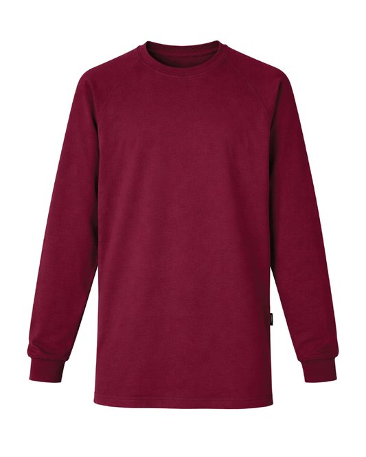 Forge Fr Men's Eagle print Burgundy Long Sleeve T-shirt