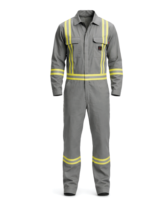 Forge Fr Men's Grey Coverall With Taping