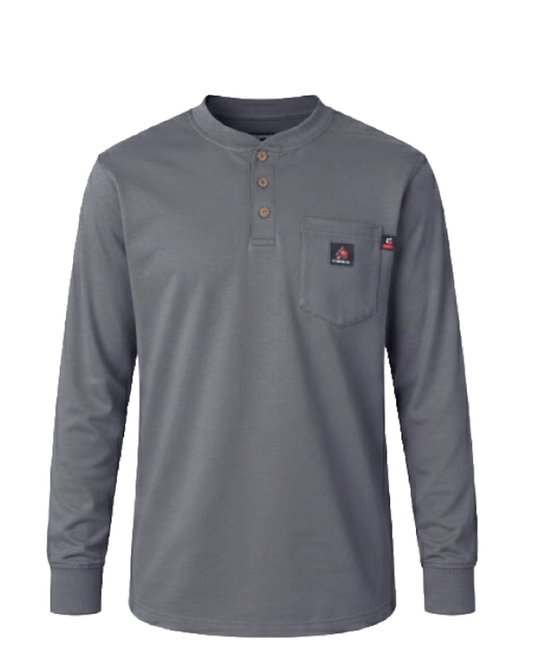 FORGE MEN'S FR VAT DYED LIGHTE WEIGHTE HENLEY TEE