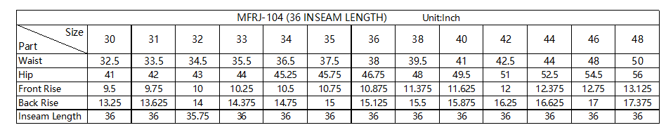 FORGE FR MEN'S DENIM STRETCH JEANS