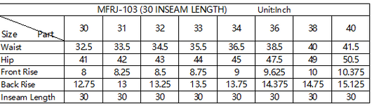 FORGE FR MEN'S DENIM  STRETCH JEANS WITH EMBROIDERY