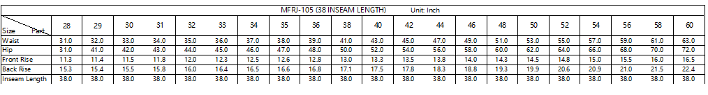 FORGE FR MEN'S DARK DENIM JEANS