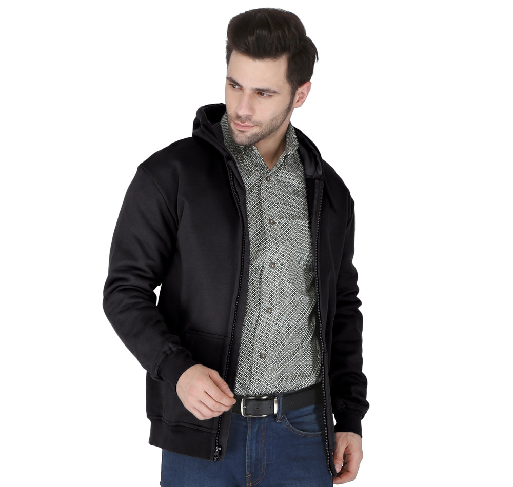 Forge Fr Men's Black Sweatshirt With Hood