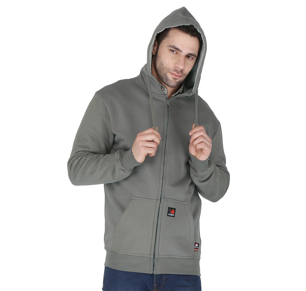 Forge Fr Men's Grey Sweatshirt With Hood