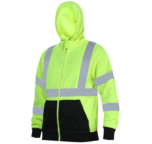 Forge Fr Men's Hi-Vis Hooded Sweatshirt