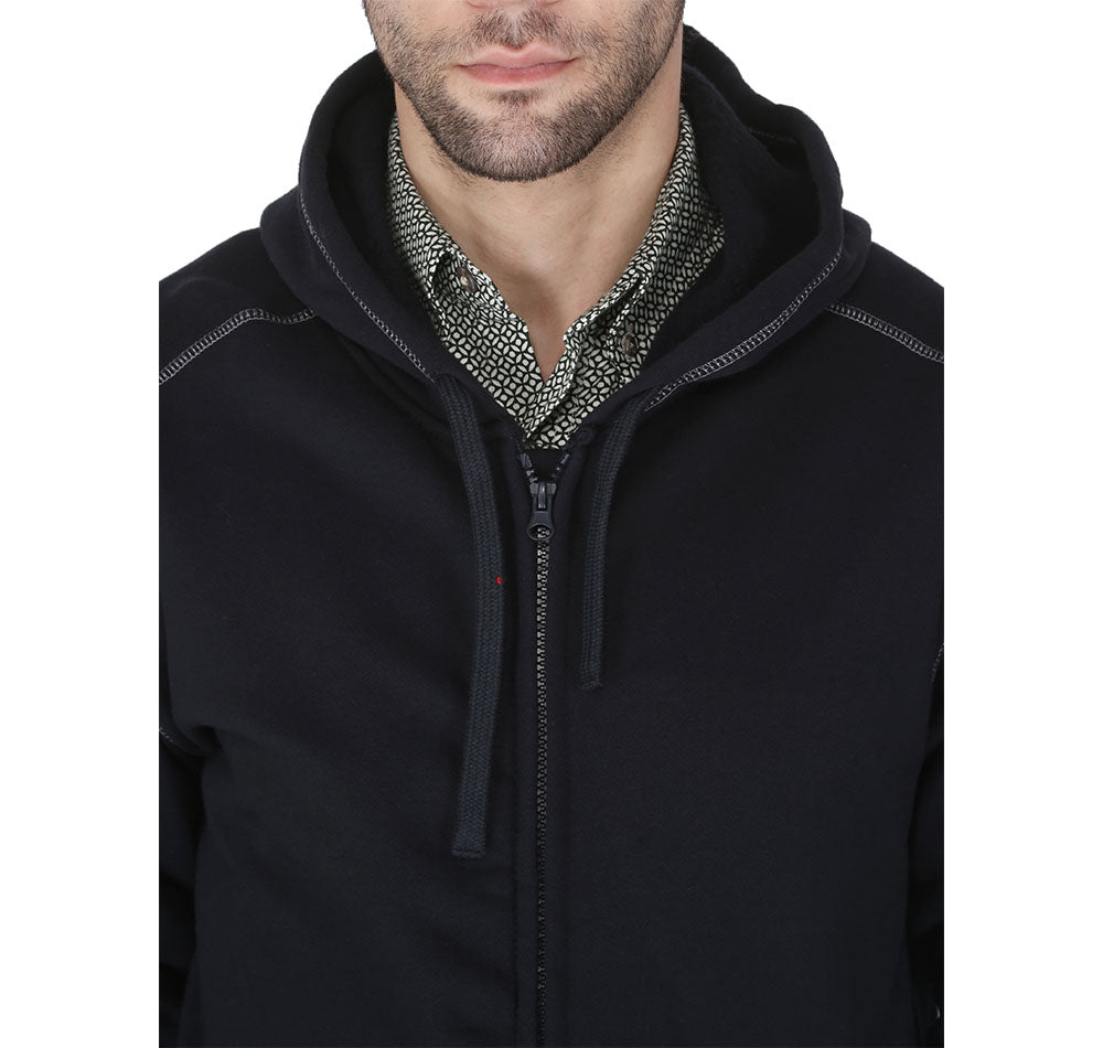 Forge Fr Men's Navy Hoodie With Zipper