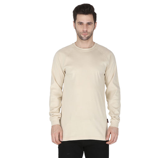 Forge Fr Men's Sand Crew Neck Long Sleeve T-shirt