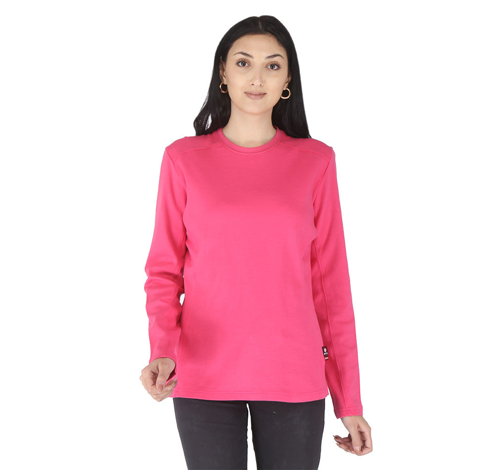 Forge Fr Women's Hot Pink Crew neck T-shirt