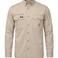 Forge Fr Men's Stone  Long Sleeve Shirt