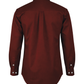 Forge Fr Men's Burgundy Plaid Printed Long Sleeve Shirt