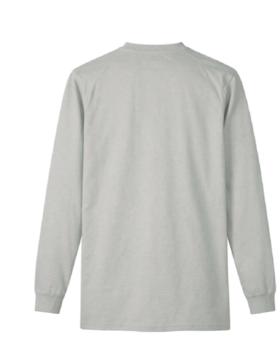 Forge Fr Men's Grey Crew Neck Light Weight Long Sleeve T-shirt