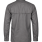 FORGE FR MEN'S Double Pocket LIGHT GREY LONG SLEEVE SHIRT