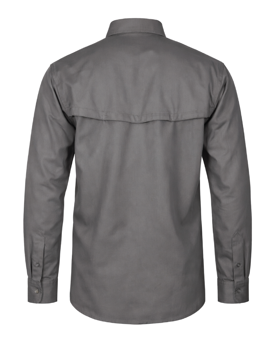 FORGE FR MEN'S Double Pocket LIGHT GREY LONG SLEEVE SHIRT