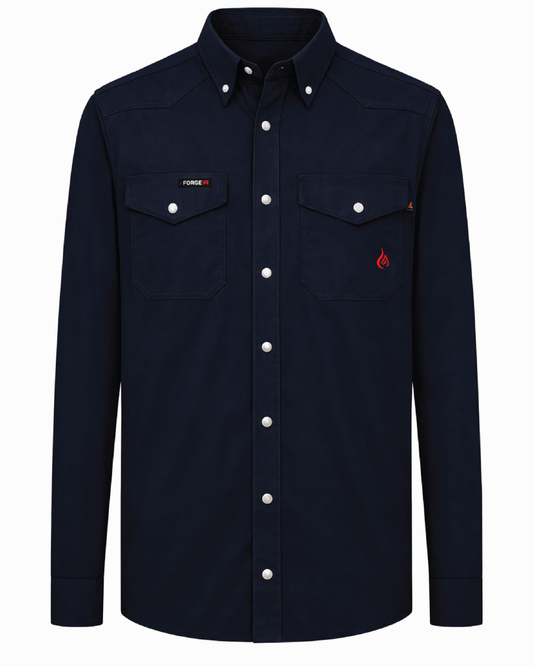 MEN'S FR Navy SNAP RIPSTOP SHIRT