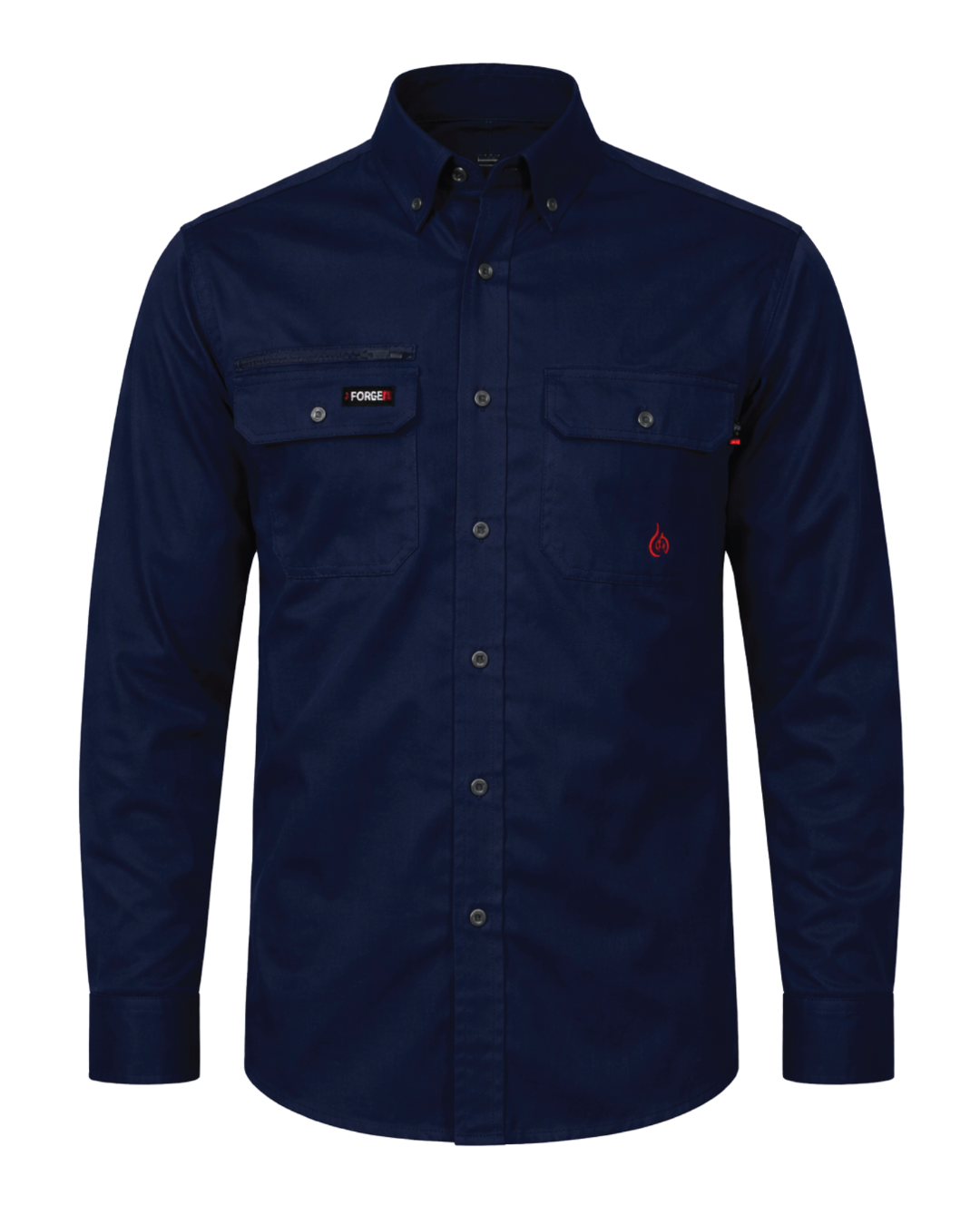 FORGE FR MEN'S  RIPSTOP VENT BUTTON SHIRT
