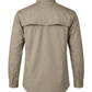 FORGE FR MEN'S KHAKI RIPSTOP VENT BUTTON SHIRT