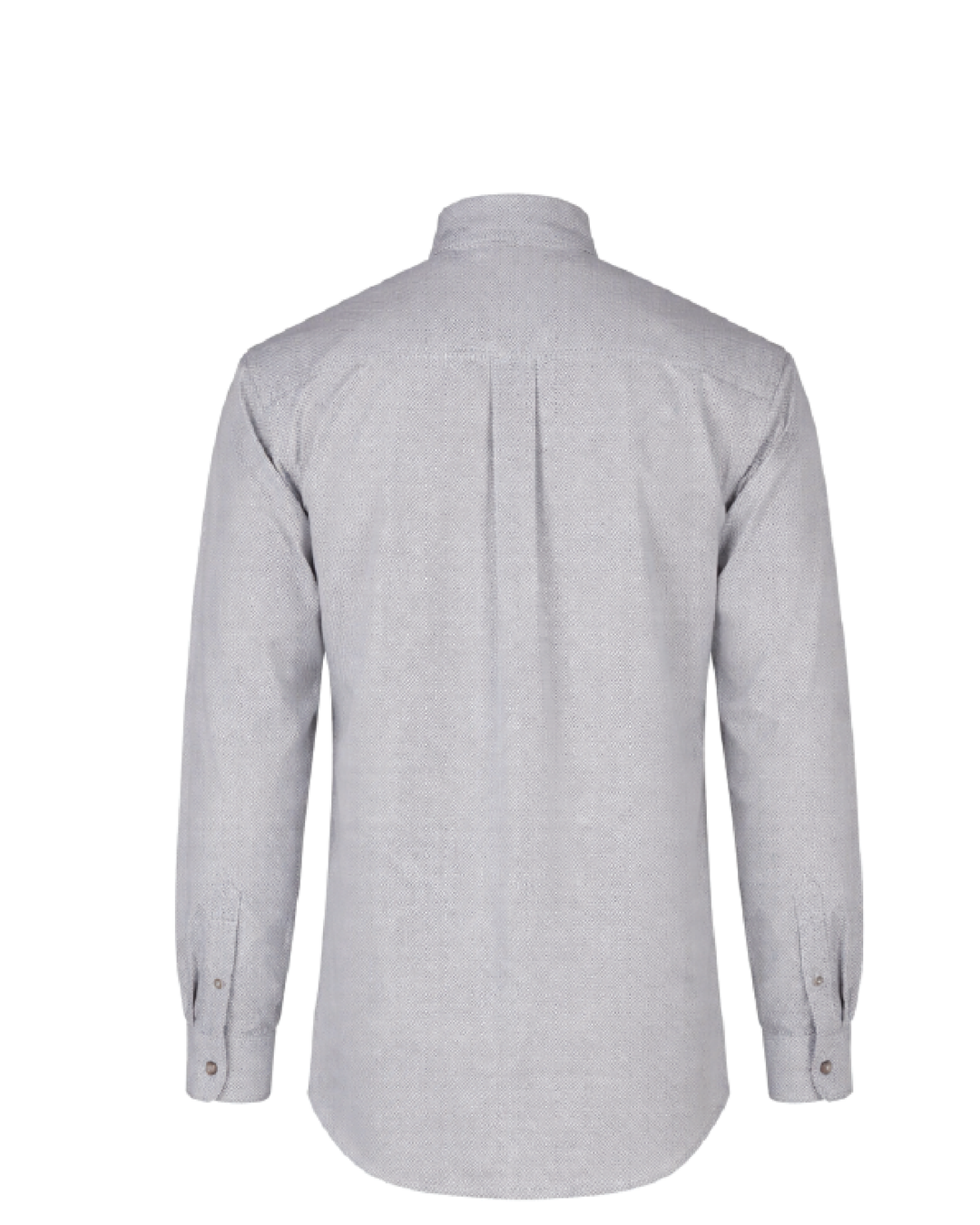 FORGE FR MEN'S Light Grey PLAID LONG SLEEVE BUTTON SHIRT