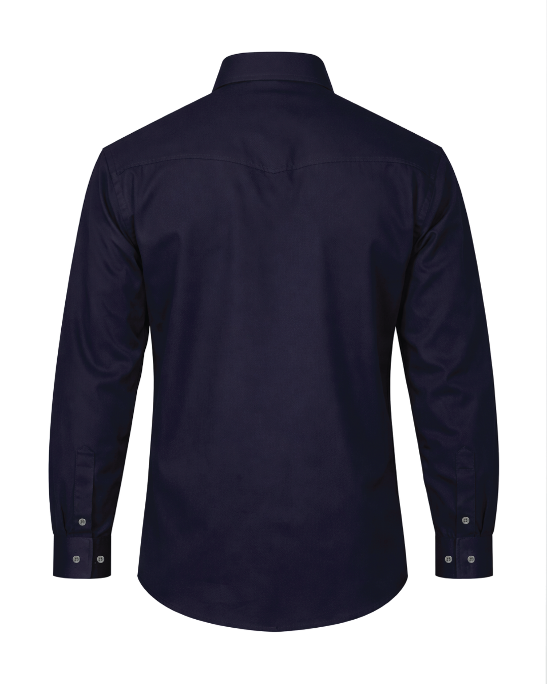 MEN'S FR Navy BUTTON RIPSTOP SHIRT