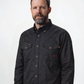FORGE FR MEN'S PLAID Jet Black LONG SLEEVE BUTTON SHIRT