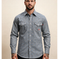 Forge Fr Men's Grey Plaid Printed Long Sleeve Shirt
