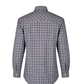 FORGE FR MEN'S Red Double Pocket PLAID LONG SLEEVE SNAPS SHIRT