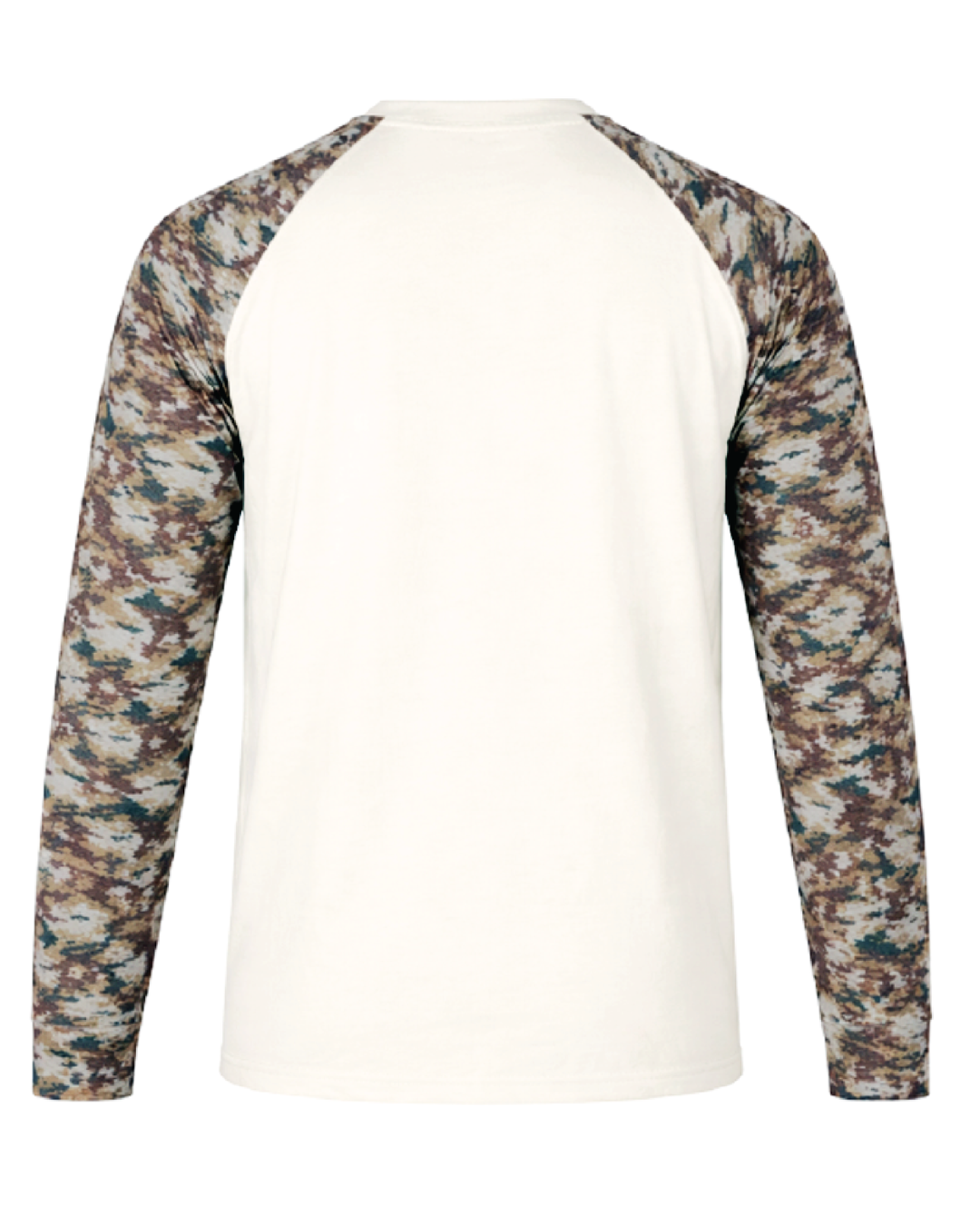 Forge Fr Men's Sand Camo Crew Neck Long Sleeve T-shirt