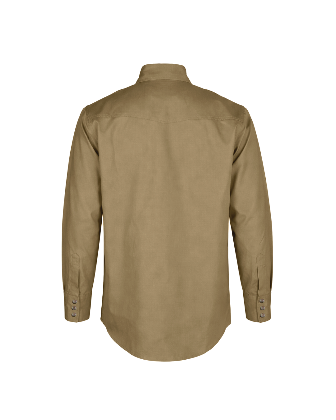 MEN'S FR Khaki BUTTON RIPSTOP SHIRT