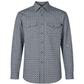 Forge Fr Men's Grey Printed Long Sleeve Shirt